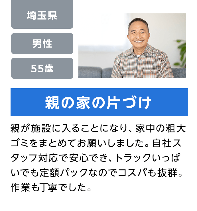 親の家の片付け